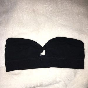 Black bandeau bra